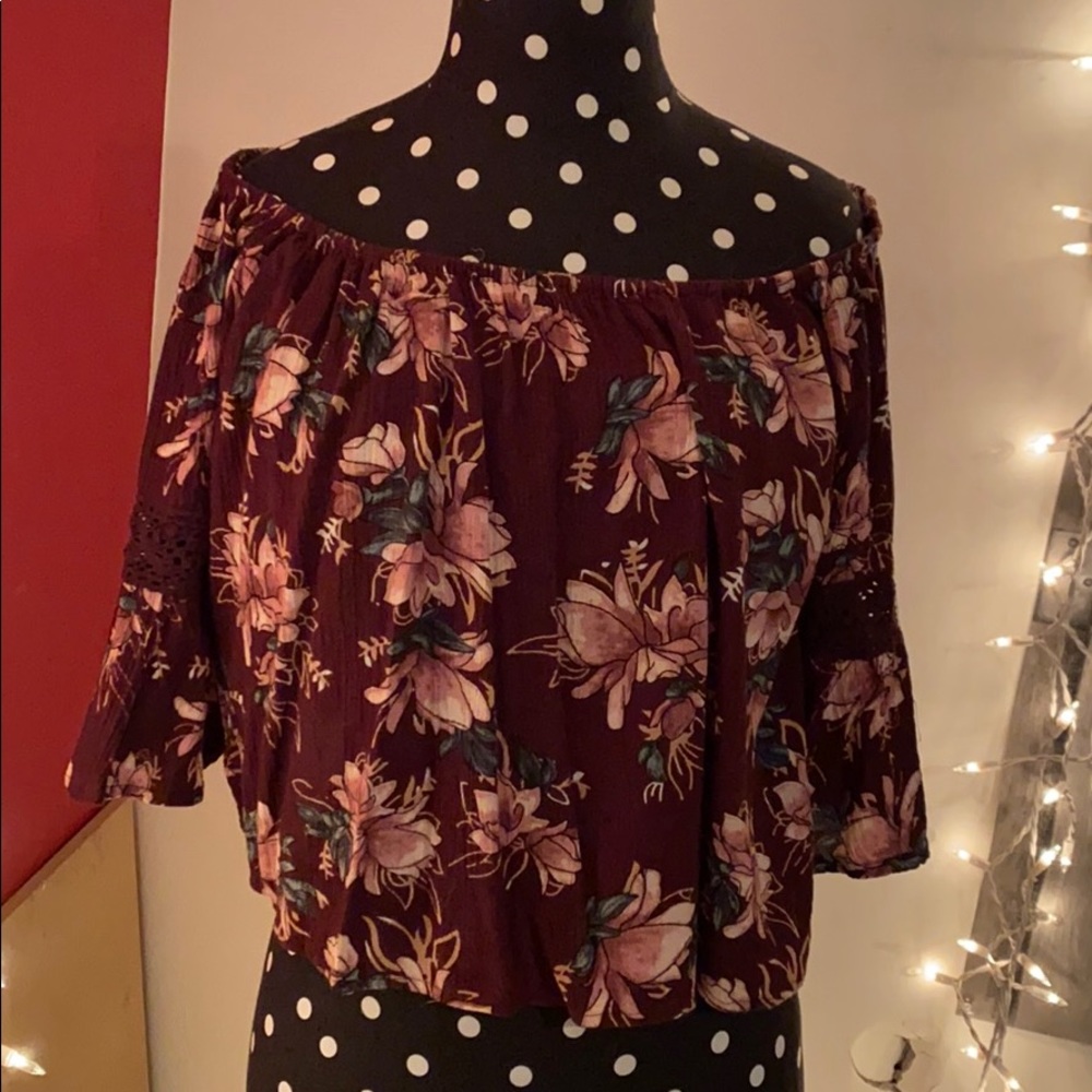 Off the shoulder top